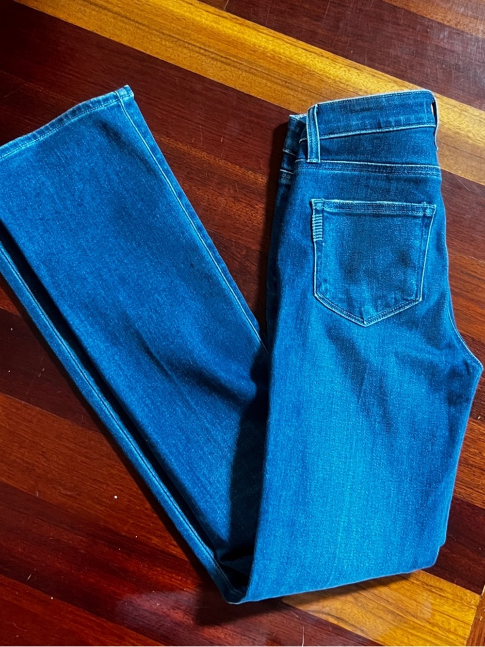 PAIGE Claudine Women's Boot Cut Jeans in Rich Blue Wash